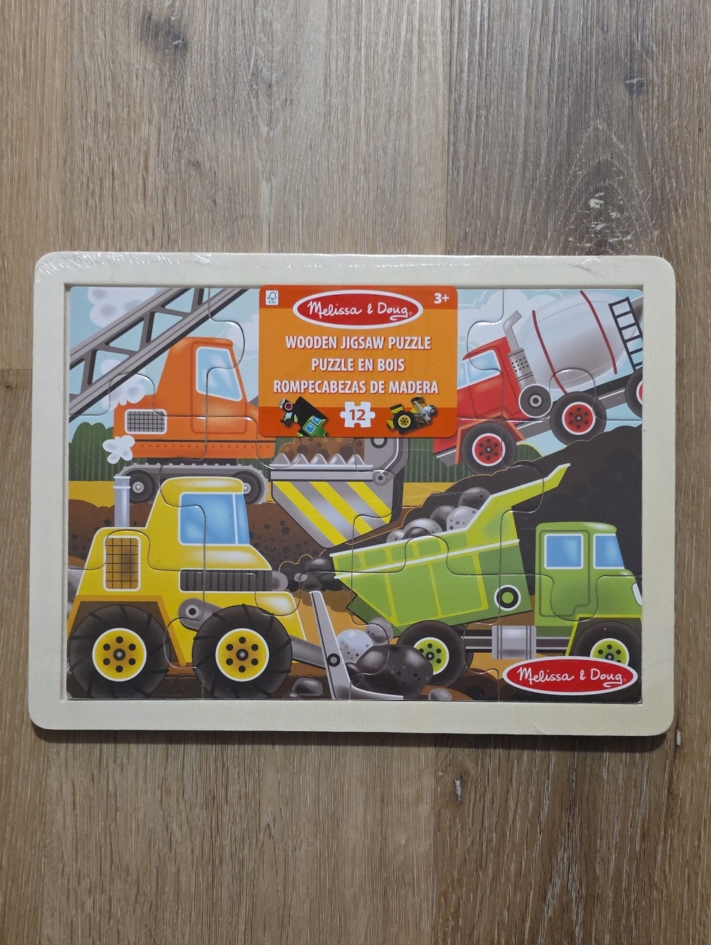 Melissa & Doug Construction Vehicle Puzzle
